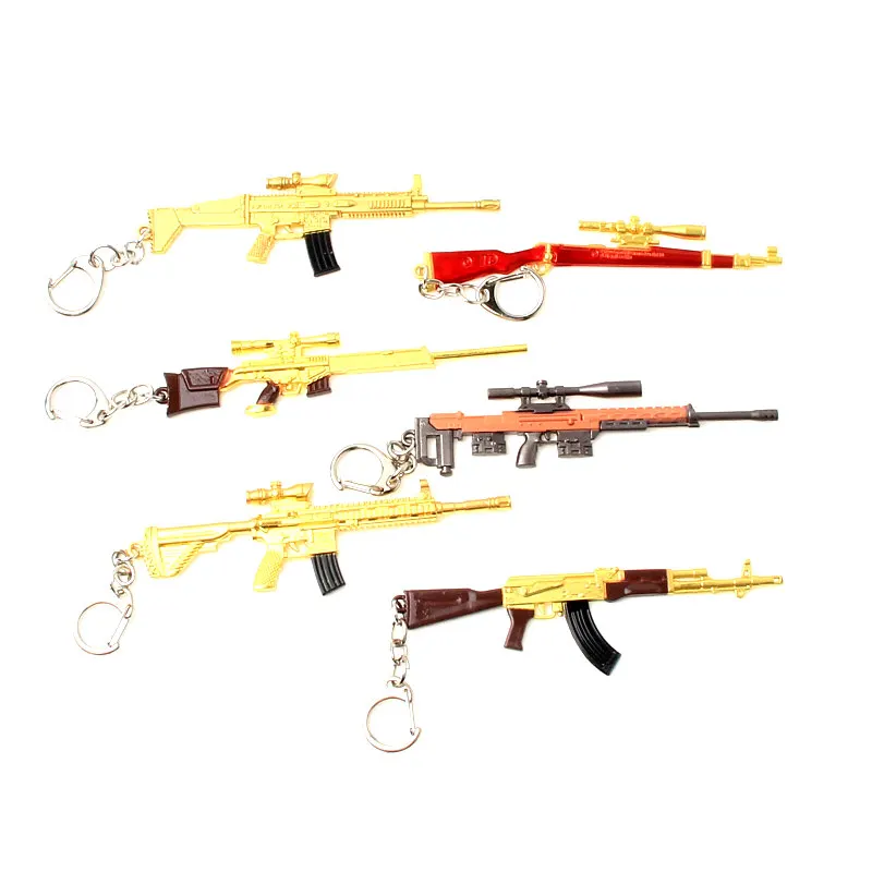 Изысканный Золотой пистолет M416 новинка Counter Strike Gun AK47 брелок M4 Sniper ювелирные