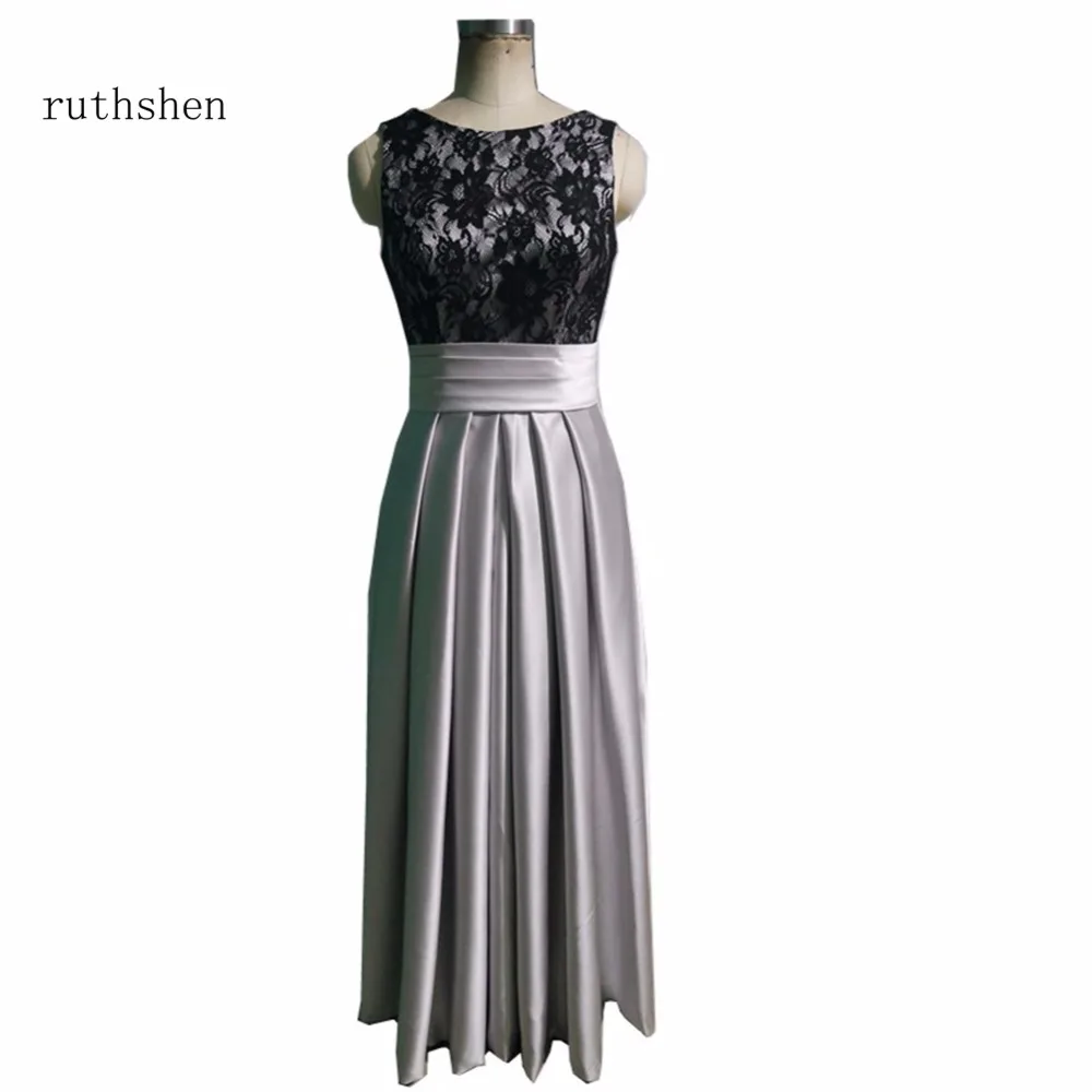 Ruthshen Vestido de festa африканская мода длинное вечернее платье без рукавов с оборками