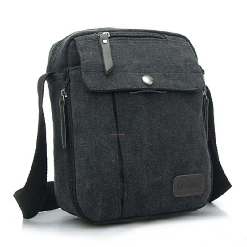 

2019 Vintage Canvas Men's Women Crossbody Bag Shoulder Messenger Bags Handbag Male Casual Travel Zipper AB@W Women bag