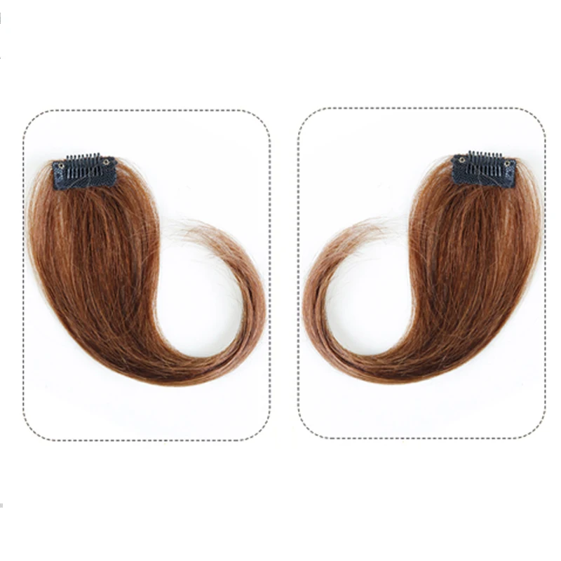 DIFEI Long Clip In on Front Hair Bang Side Fringe Hair Extension Real Natural Synthetic Bangs Hair Piece for Women DIFEI Long Clip In on Front Hair Bang Side Fringe Hair Extension Real Natural Synthetic Bangs Hair Piece for Women