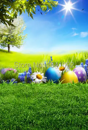 

1.5X2.2M vinyl photography backdrop newborn easter scenic computer print thin background for photo studio Customize F071