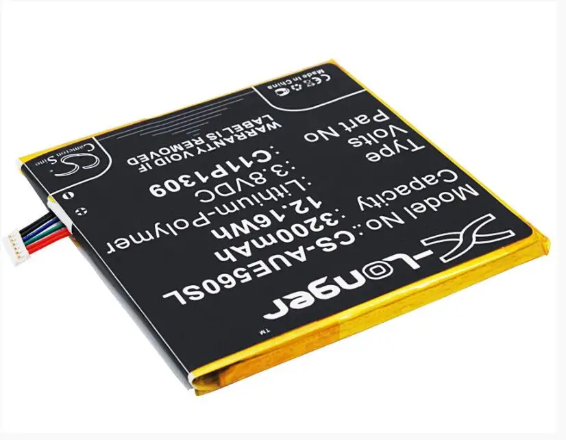 Аккумулятор Cameron Sino 3200 мАч для ASUS Fonepad Note 6 K00G ME560CG Padfone C11P1309 C11P1309(1ICP/5/69/62) | Мобильные