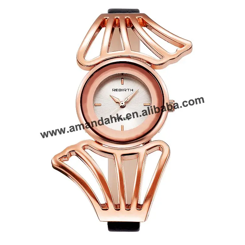 

50pcs/lot Hot Sale Female Alloy Cretive Watch Ladies Fashion Casual Watch Quartz Wrist Women Watches RE008