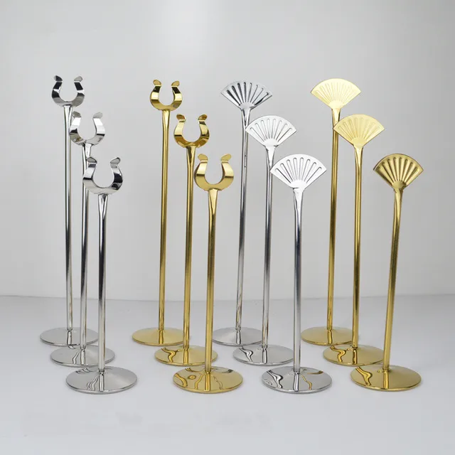 Top Gold Stainless Steel Table Number Holders Wedding Party Top Gold Stainless Steel Table Number Holders Wedding Party Stands Large Size 10