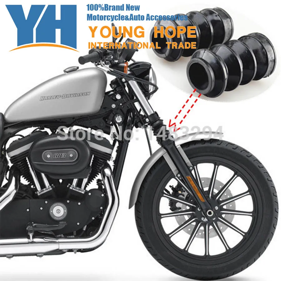 39MM Rubber fits fork Gaiters Gators Boots fits for Harley HD Sportster