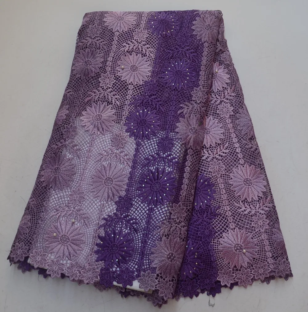 

african lace Fabric guipure cord lace fabric embroidery african lace fabric 2019 high quality lace with stones