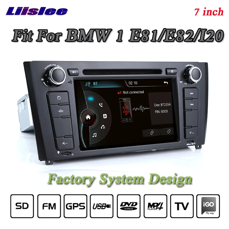 Flash Deal Liislee For BMW 1 E81 E82 I20 Stereo Radio 3G BT Canbus DVD Player GPS MAP Navigation 1080P HD Screen System Original NAV Design 2