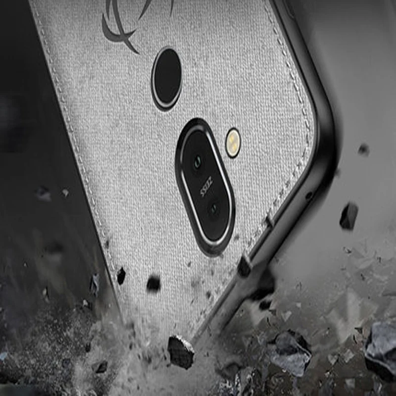 Чехлы для Nokia 8 1 2018 чехол из хлопчатобумажной ткани Мягкая силиконовая задняя