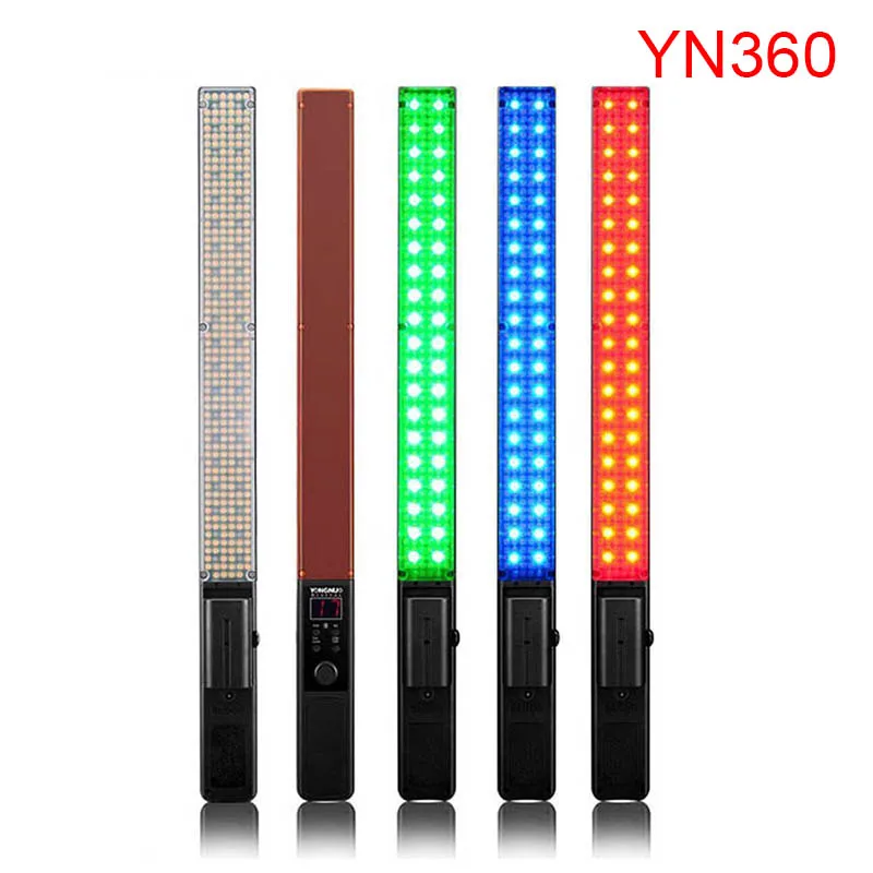  Yongnuo YN360 YN360 II Handheld LED Studio Photography Video Light Ice Stick 3200k-5500k RGB Colorf - 32840471580