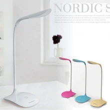 Big Sale Modern LED Eye Protection Desk Light Clip Table Lamps 3-level Dimmer Free Bent Foldable USB Rechargeable Reading Lamp