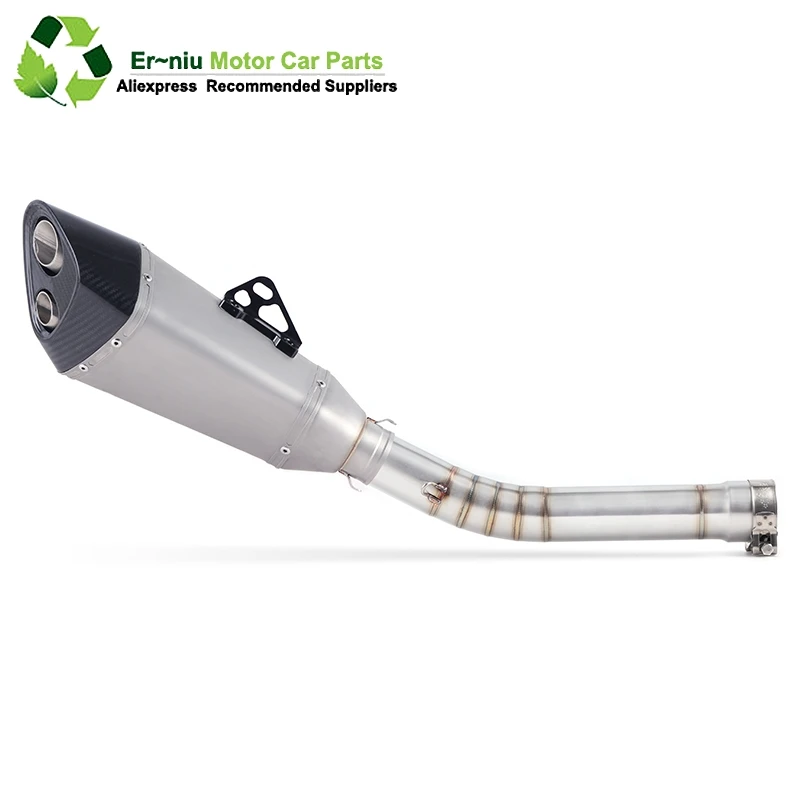 

Motorcycle Exhaust Muffler Escape Modified Link Middle Pipe Full System Slip On For yamaha YZF R6 YZF-R6 1998-2005