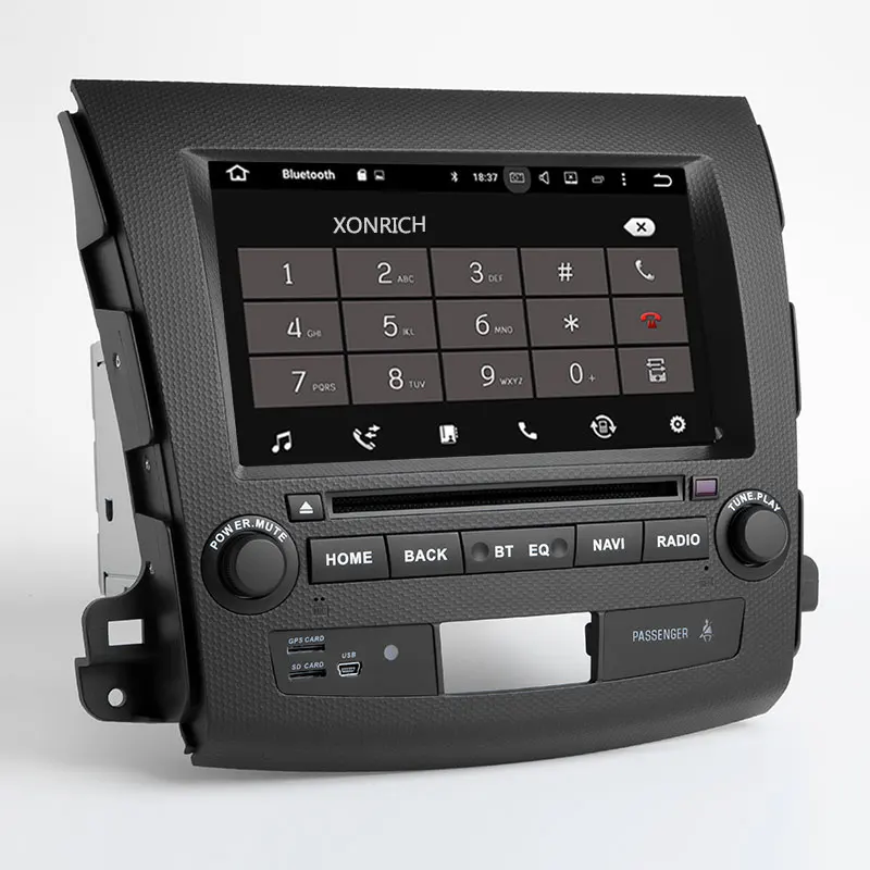 Clearance Xonrich 2 Din Android 8.1 Car Radio Head Unit For Mitsubishi Outlander 2007 2008 2009 2010 2011 GPS Navi DVD Audio Wifi 4G 230mm 3
