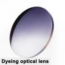 Пара крашеных линз для близорукости, асферические линзы, CR-39, по рецепту, линзы для пресбиопии, UC покрытие, анти-излучение, Индекс 1,56