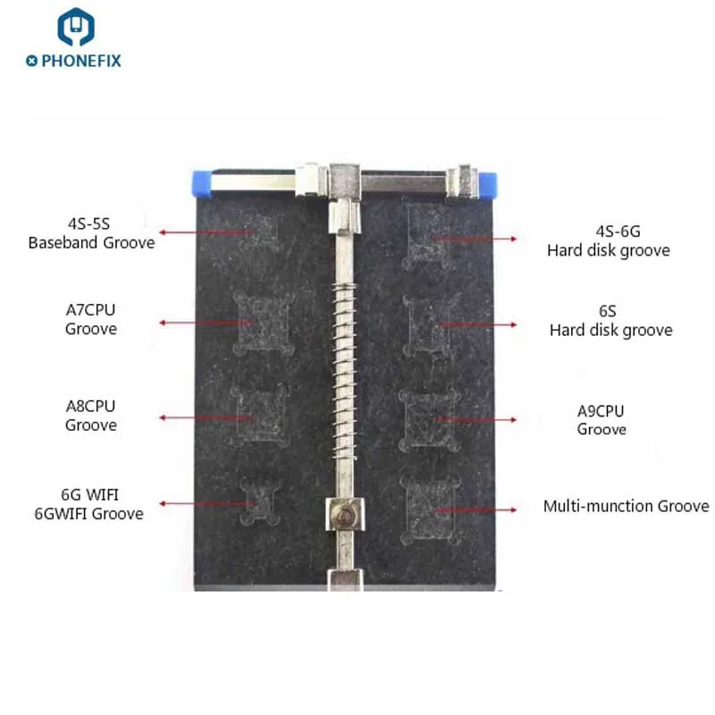 

Universal Double Layered Motherboard Repair Fixture Holder for iPhone Repair PCB Soldering Rework Platform
