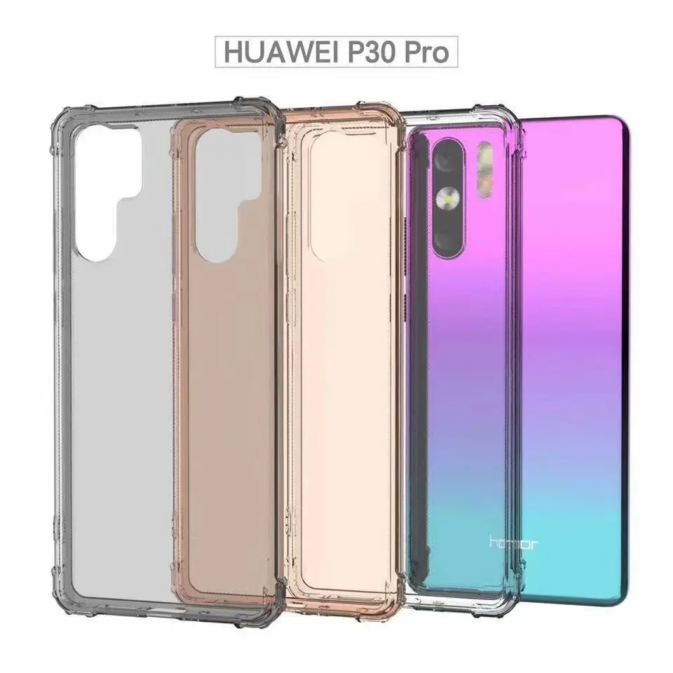 Для huawei P30 Pro ТПУ полнозащитный супер Antiknock Силиконовый противоударный чехол