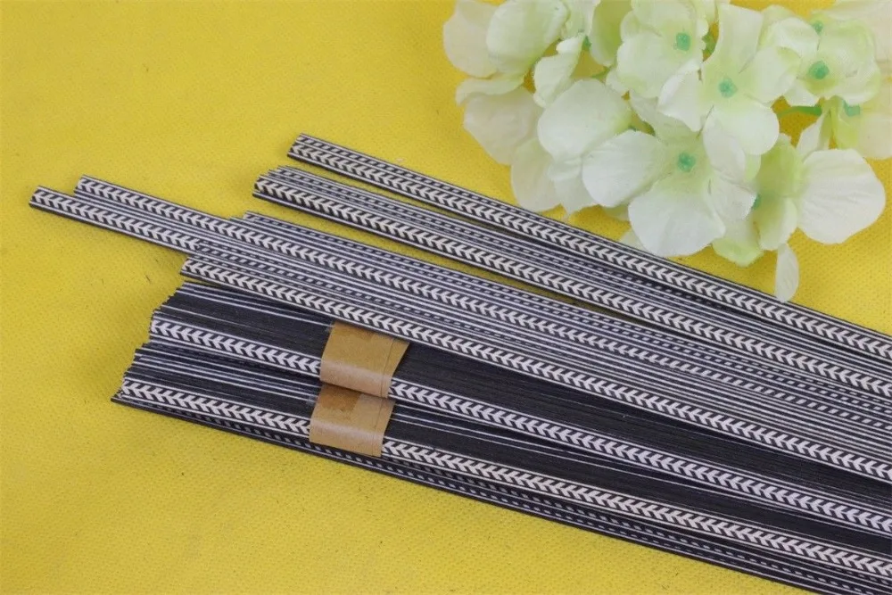 

20 Strip Guitar Luthier Supply Purfling Binding Marquetry Inlay 640x6x1mm #74