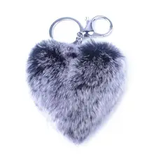 Горячая Прелестный мех кролика брелок для автомобиля брелок или сумки брелоки YYH# Лучшая цена VICKY