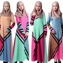 2016 New Arrival Islamic Muslim long dress for Women Malaysia abayas in Dubai Turkish ladies clothing