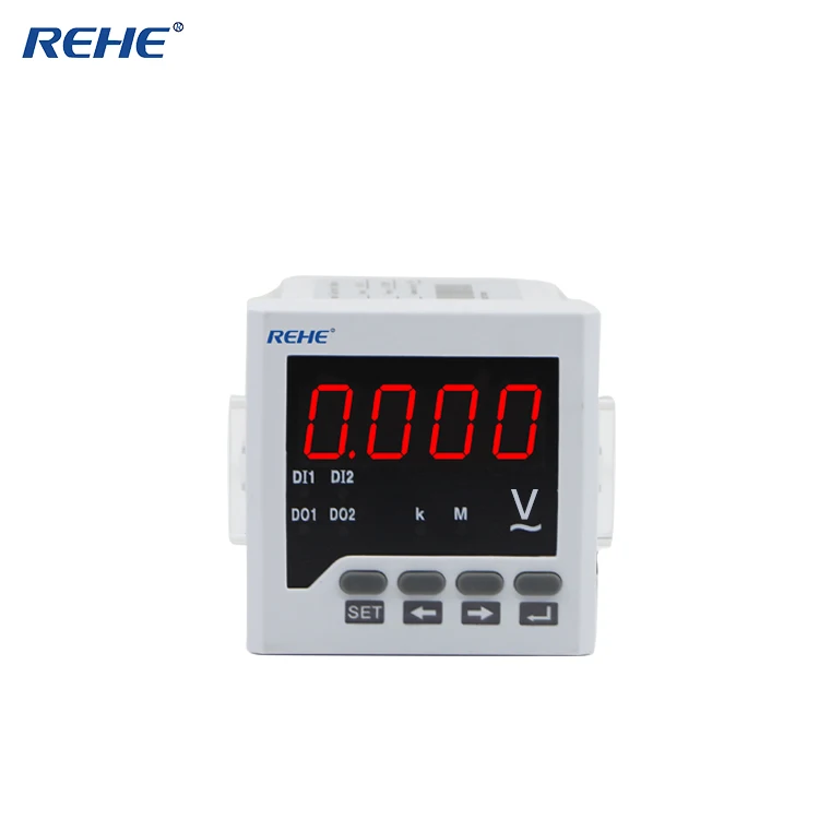 REHE AC RH AV61 72*72 мм высококачественный цифровой монофазный вольтметр светодиодный