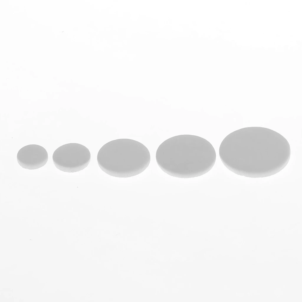Tooyful 1 Pack Leather Bassoon Soundhole Mats Pads White DIY Woodwind Instrument Parts for Bassoonist