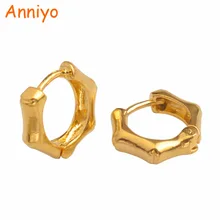 Anniyo/, маленькие серьги для детей/девочек/детские серьги золотого цвета для маленьких девочек, подарки по дешевым ценам#007216