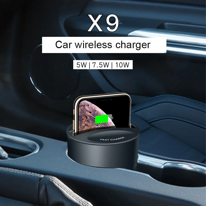 usb c 20w QI Car Wireless Fast Charger Cup for iPhone 8 X Charge Holder Charge Stand for Apple XS MAX/XR samsung note10/9 Wirless Charging usb quick charge 3.0