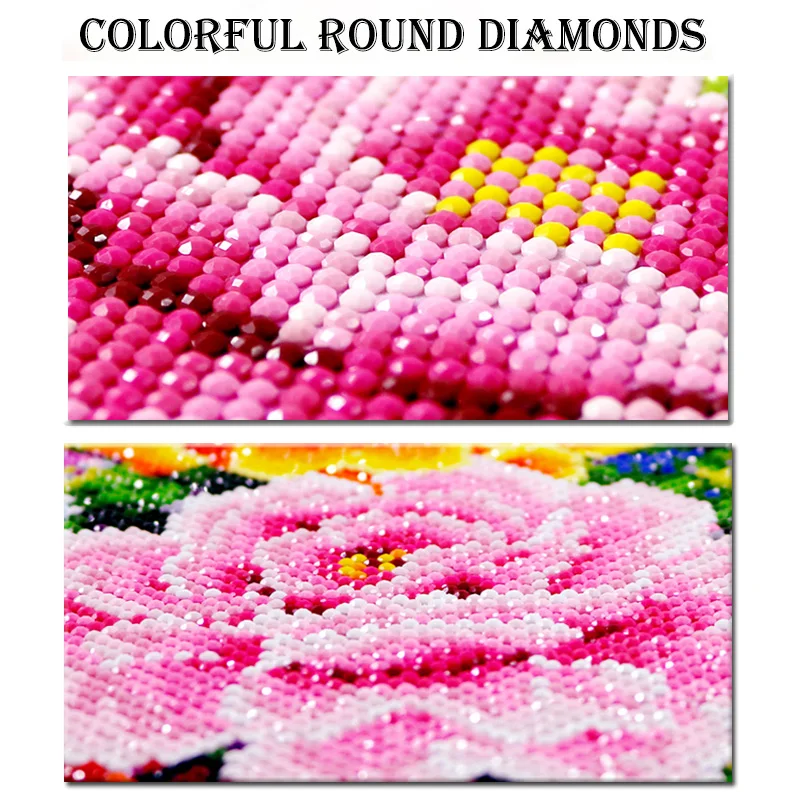 5D DIY алмазная живопись цветы рукоделие квадратная полная Алмазная вышивка мозаика весенние бутоны живопись искусство ремесла домашний декор