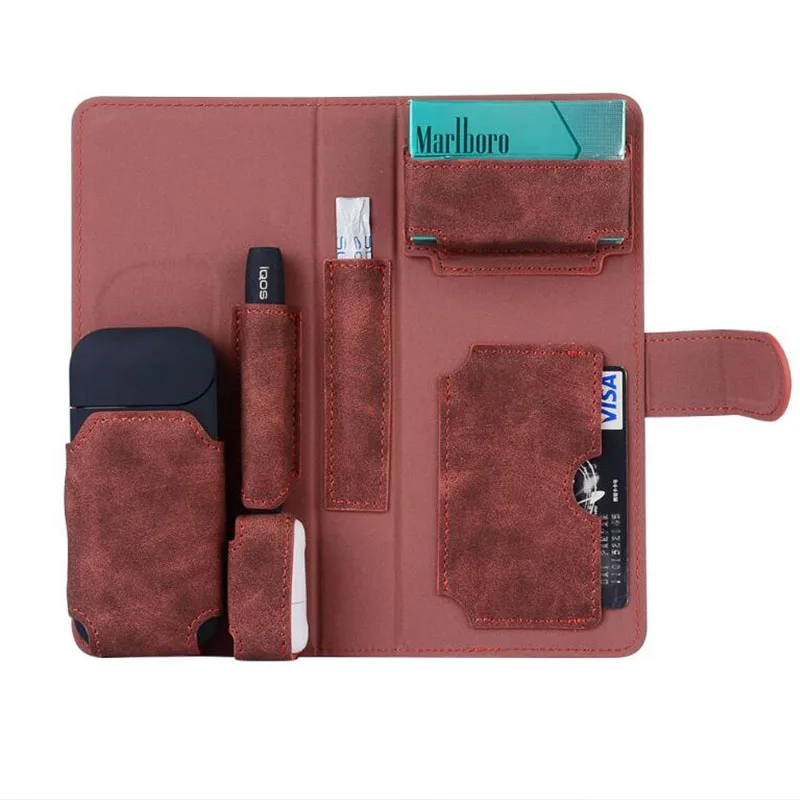 Чехол для девушек IQOS 2,4 PLUS, кошелек, сумка, защитный держатель, чехол, кошелек, чехол для электронной сигареты, из искусственной кожи чехол