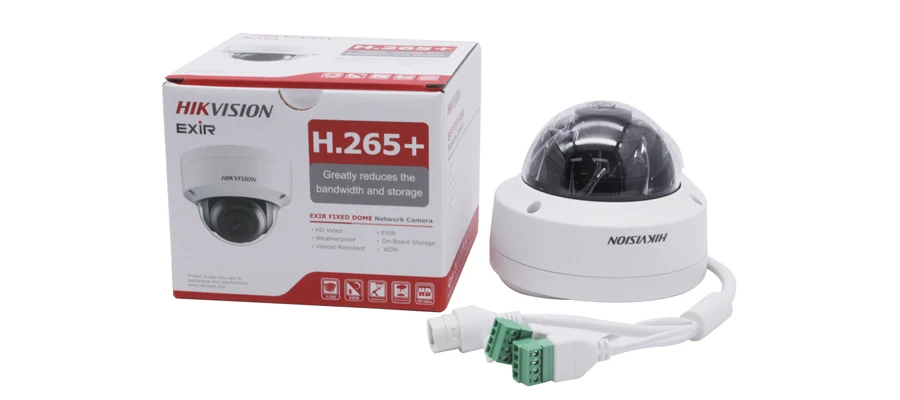 HIK CCTV купольная камера DS-2CD2155FWD-IS ip-камера с фиксированным объективом H.265 Макс. 2560*1920@ 30fps IK10 IP67