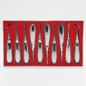 

Dental Stainless Steel Luxating Lift Elevator Clareador Curved Root Hexagon