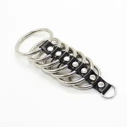Альтернативная игрушка оптовая продажа забавное кольцо для пениса семь колец металлическое кольцо товары для взрослых
