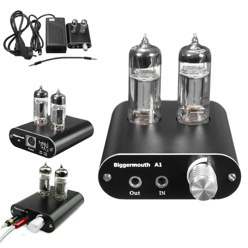 LEORY A1 Upgraded HIFI Headphone Amplifier 6J5 Class A 47 Headphone Amp OPA2604 DIY Professional Amplifier