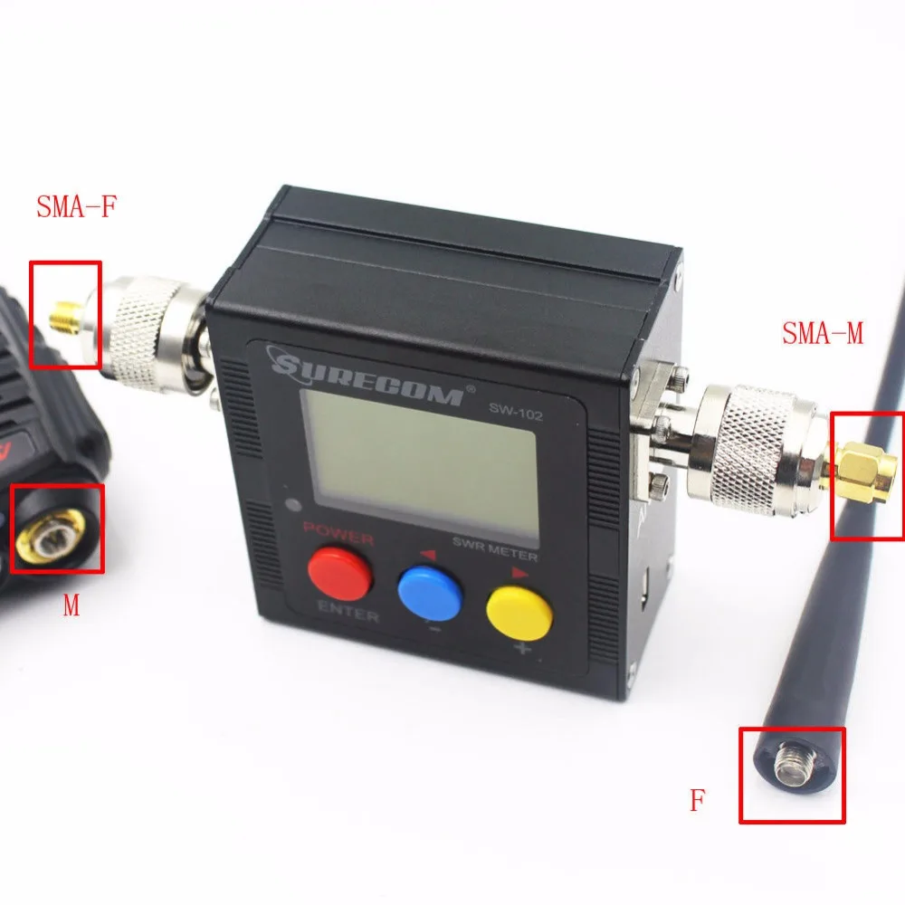 

SURECOM SW-102 (With Two Connector) 100-520 Mhz Digital VHF/UHF Power& SWR Meter