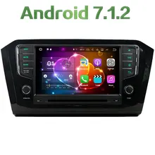 Android 7.1.2 Quad Core 2 GB RAM 16 GB ROM HD 8 ”pulgadas coche Radios estéreo 7 pulgadas Coche reproductor de DVD Bluetooth para Volkswagen Passat 2015
