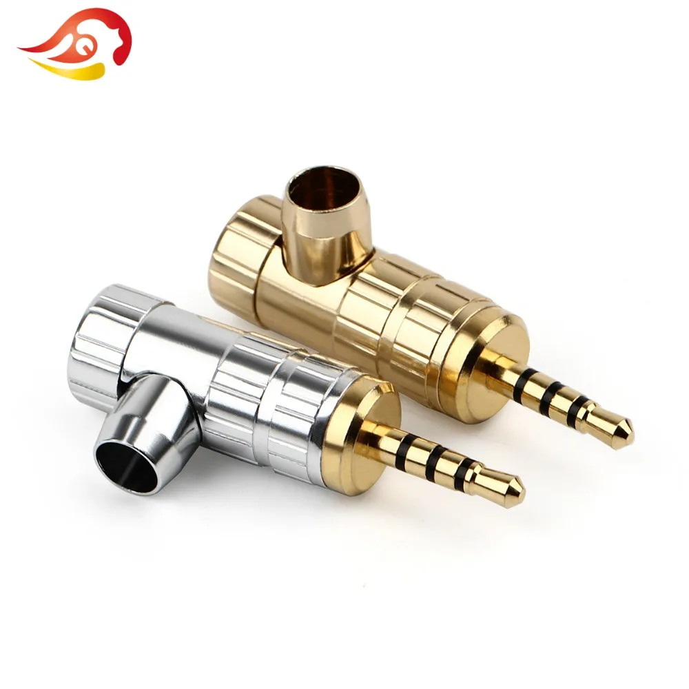 QYFANG 2.5mm Stereo 4 Poles Audio Jack Earphone Male Plug Adapter Pin For NW-WM1Z/A Player HiFi Headphone Solder Wire Connector