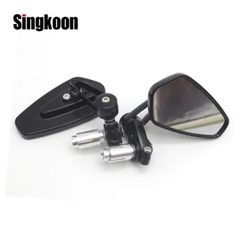 

Universal Motorcycle bar end mirror Scooter Rearview Mirrors retroviseur moto FOR cb125r vespa 125 vespa 50 cf moto x8 moto 125