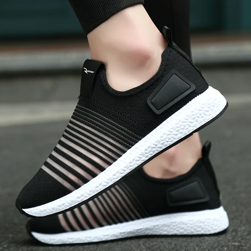 

Men Casual Shoes Men Sneakers Men Shoes Male Flats Breathable Mesh Slip On High Quality Loa