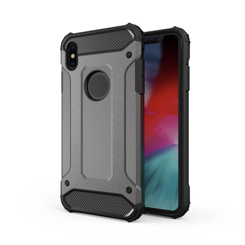 

Robot Armor Phone Case For iPhone X XR XS MAX Soft TPU Anti-knock Back Cover For iPhone 6S 7 8 Plus Cool Iron Mobile Phone Cases
