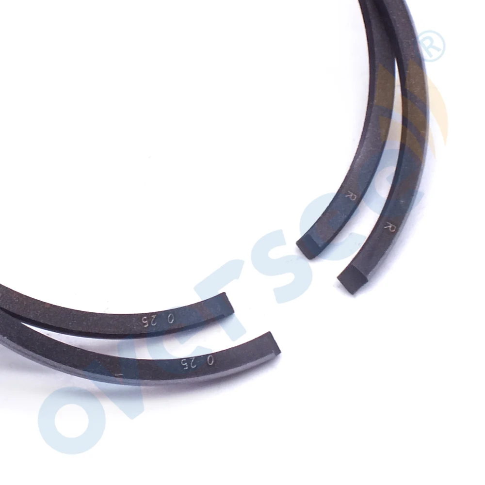 682-11610-11-00 +025 Piston Ring Set For Yamaha Parsun Powertec 9.9HP 15HP 2stroke Outboard Engine Boat Motor aftermark Parts