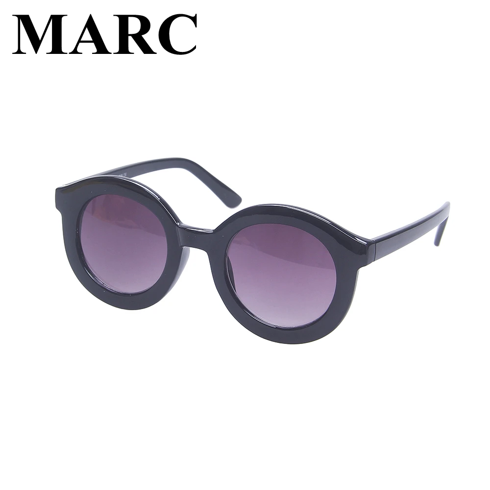 Marc UV400 Солнцезащитные очки женские Пластик круглые градиентные Овальный