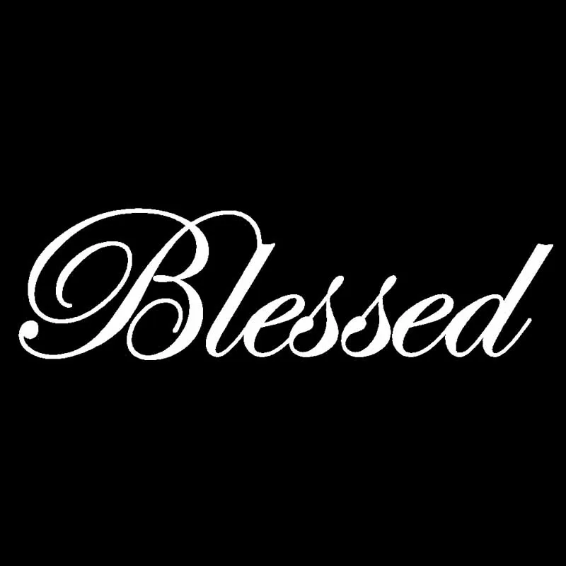YJZT 17 см * 4 9 Blessed Turbo забавная виниловая наклейка автомобиля черный/серебристый C10