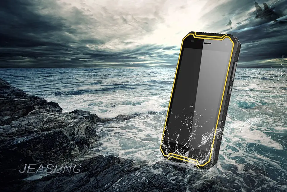 China Original JEASUNG P8 IP68 Rugged Waterproof SmartPhone outdoor slim Moble phone Android 7.0 4G Shockproof 3GBRAM Cellphone