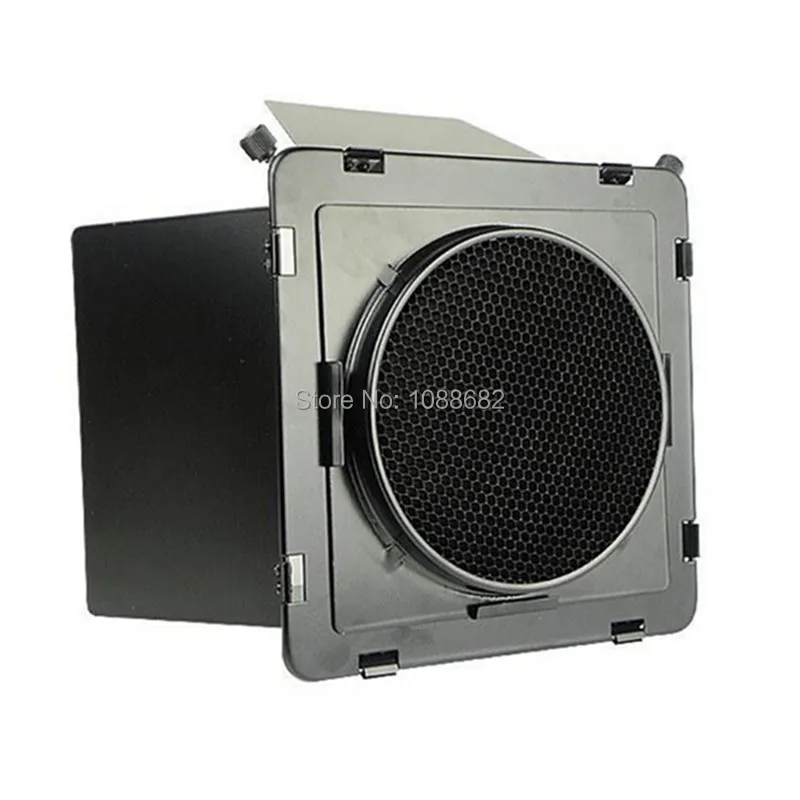 Elinchrom 230mm Standard Reflector Hood Barn Door Filter Kits (2)