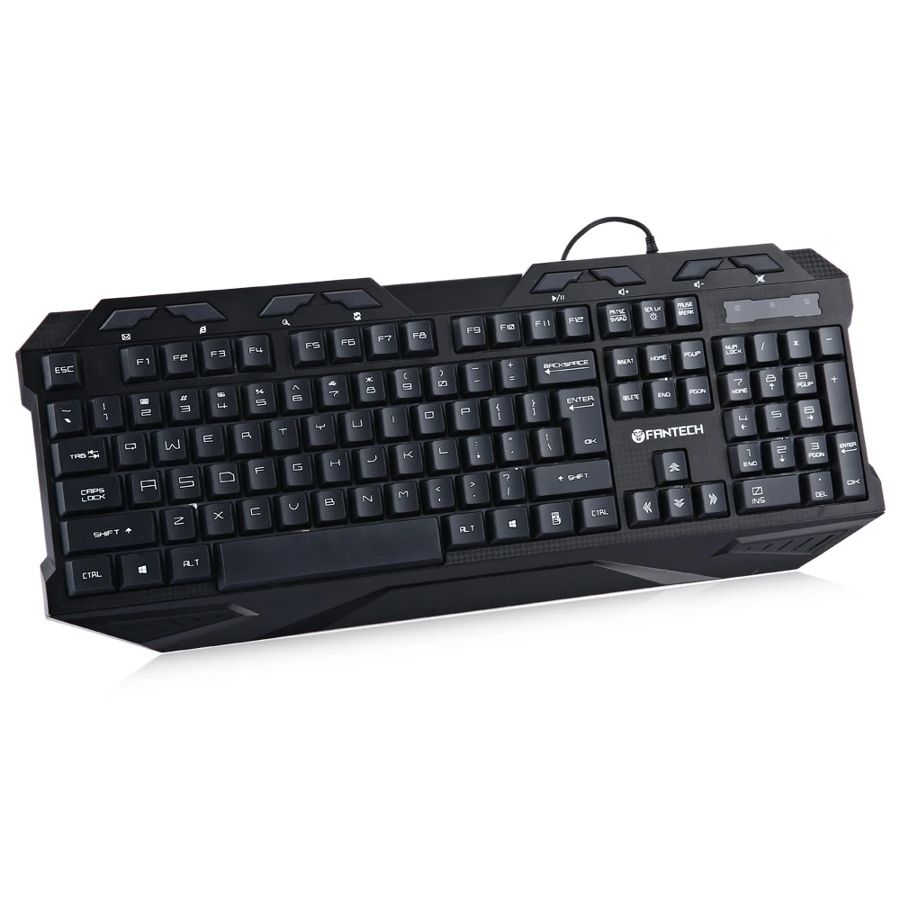Fantech K10 Профессиональный USB Проводная Красочный Подсветка игровой клавир