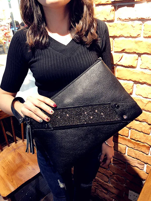 Модные ботильоны с кисточками Для женщин клатч цепи Crossbody сумка для женская сумка Для женщин клатчи роскошь со стразами вечерние сумочки