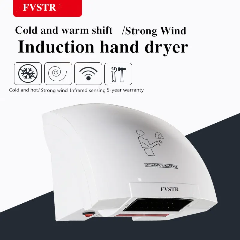 

Automatic High Speed Hand Dryer Colourful Stainless Steel Wall Hand-Drying for Commercial,Home Bathroom