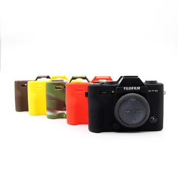 

Silicone Camera Video Bag For FUJI Fujifilm XT10 XT-10 XT20 XT-20 Silicone Case Rubber Camera case Protective Body Cover Skin
