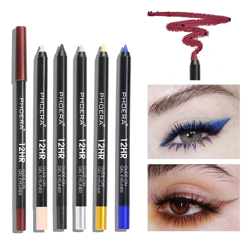 

Natural 1PC Waterproof Long-lasting Eye Liner Pencil Pigment White Color Eyeliner Pen Eye Cosmetics Makeup Tools