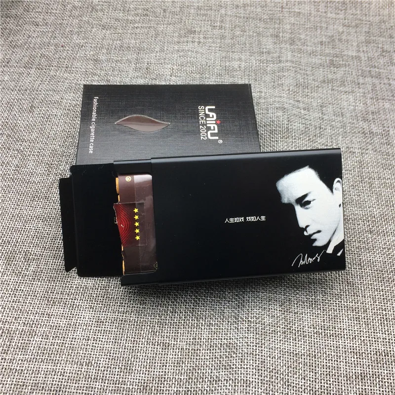 Salute to Leslie Cheung LF008 алюминиевый сплав сигареты чехол лазерная резка не выцветает