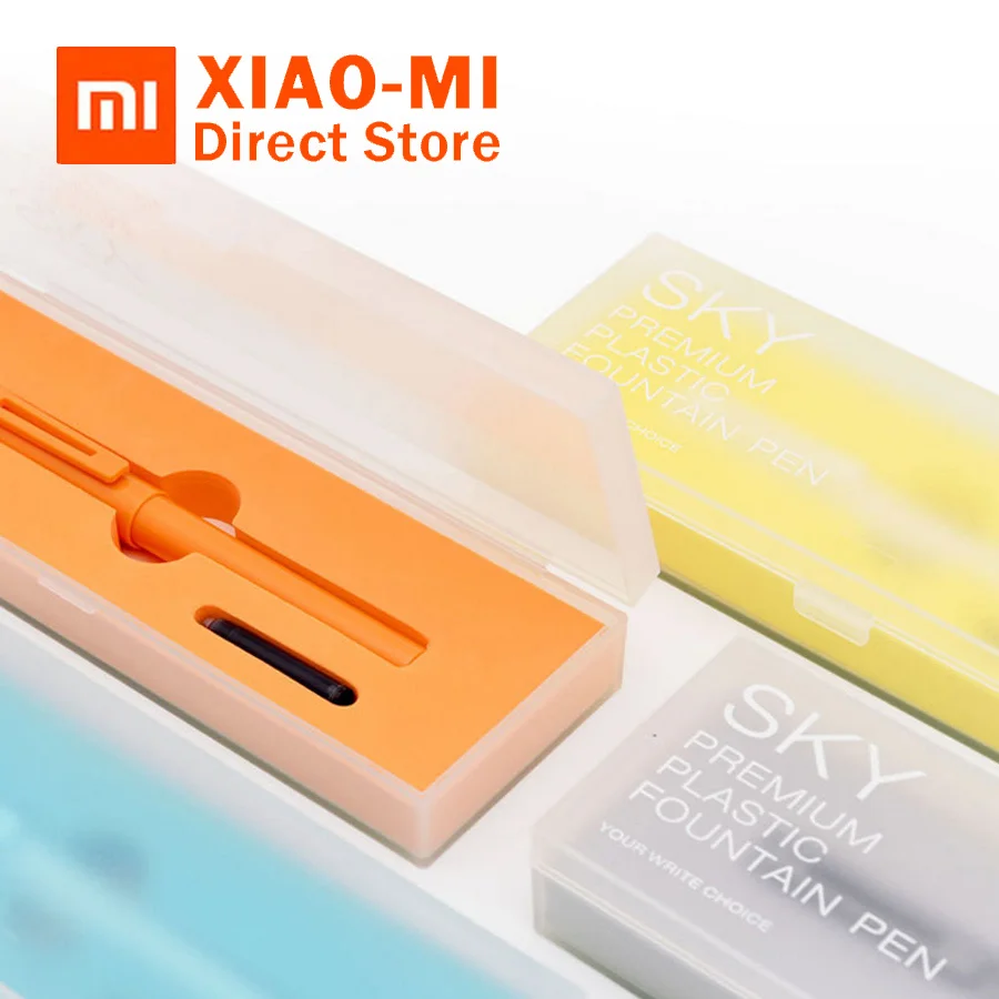 Оригинальные ручки Xiaomi Mijia KACO SKY 0 3 мм 4 с коробка для ручек и чернильных мешков